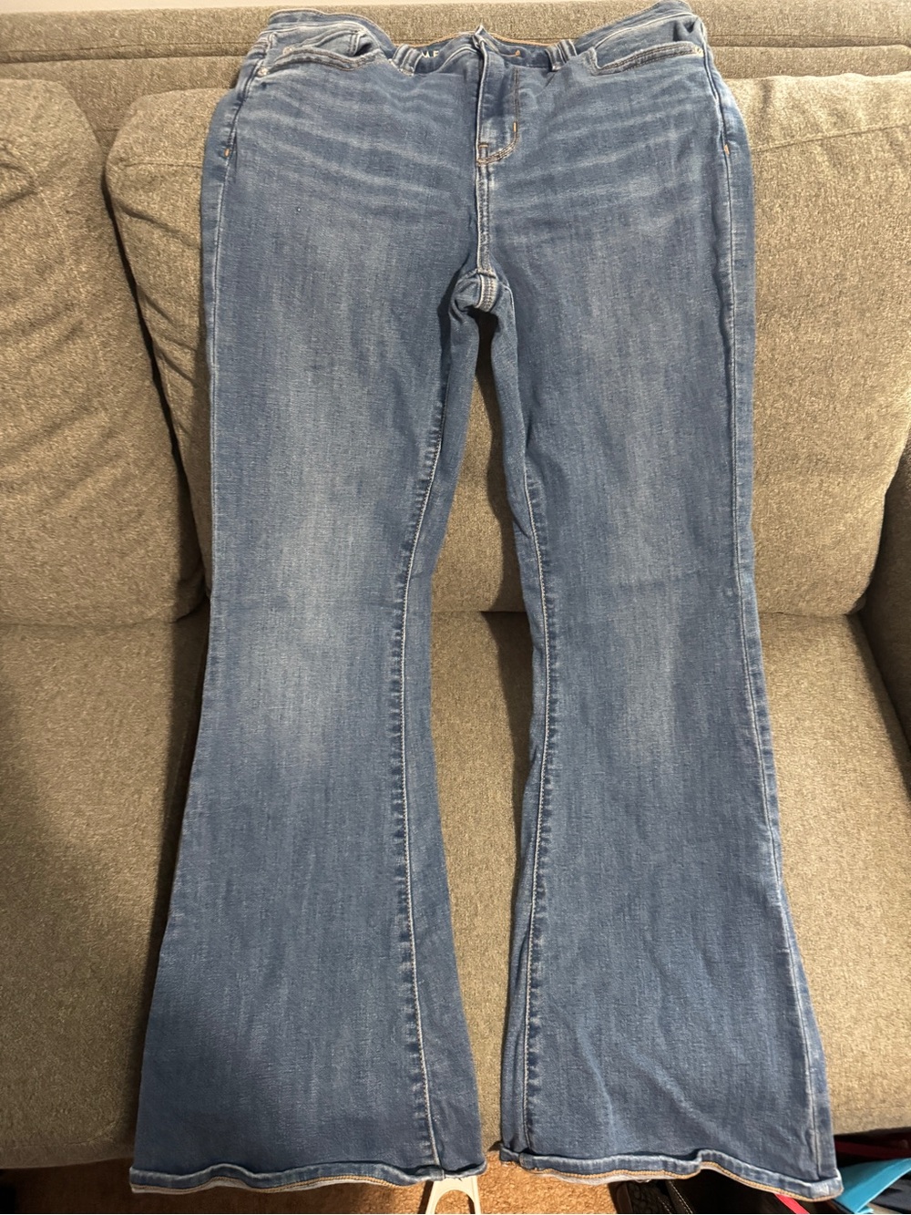 American Eagle Outfitters Medium Blue Flare Jeans